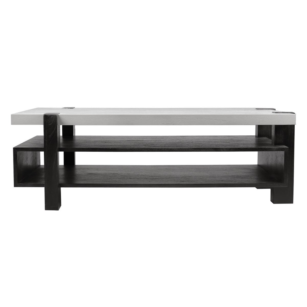 Riviera Coffee Table - Checkmate Black-Elk Home-ELK-S0075-9874-Coffee Tables-2-France and Son