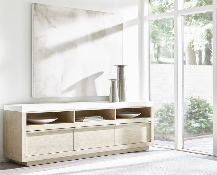 Solaria Entertainment Credenza with 3 Drawers