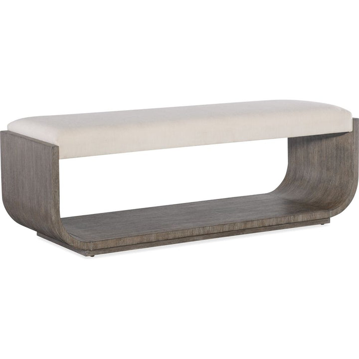 Pulse Bed Bench - Dark Wood