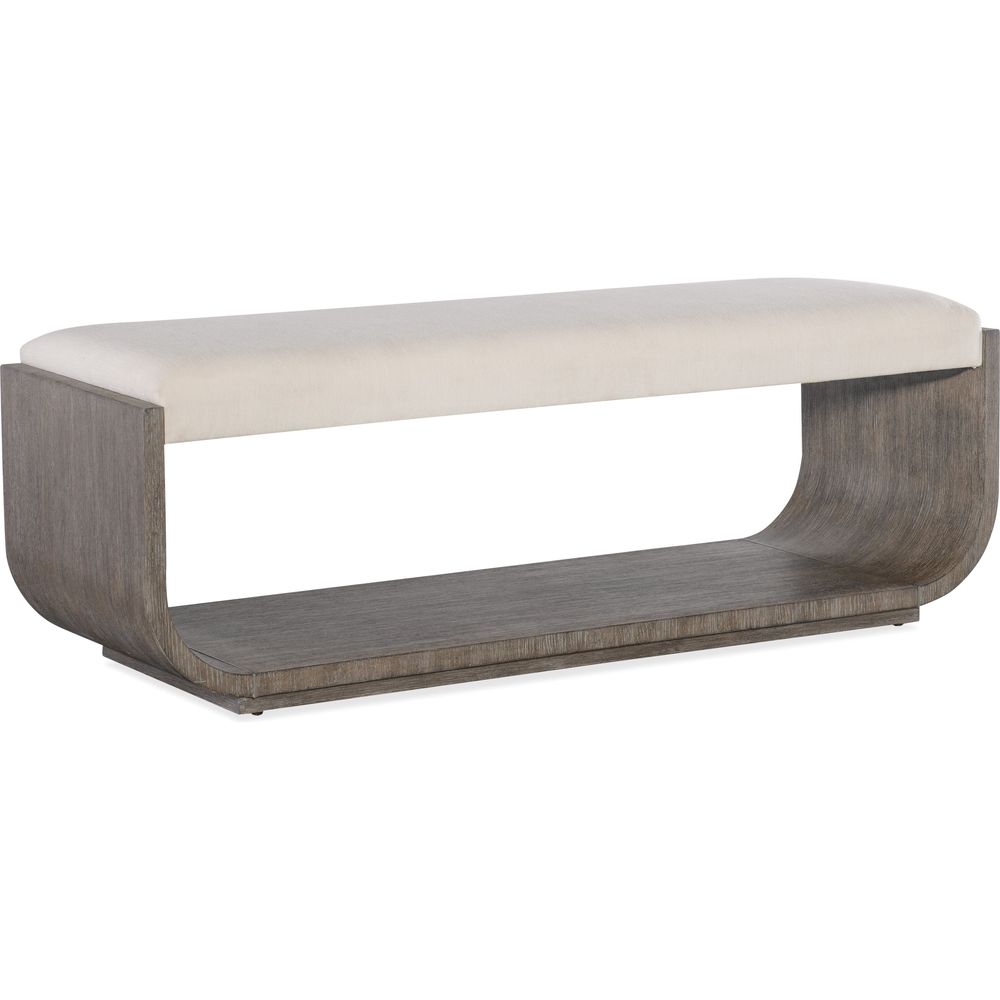 Pulse Bed Bench - Dark Wood