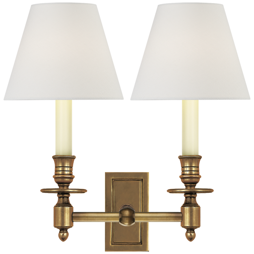 Gaston Double Library Sconce