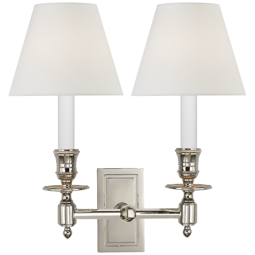 Gaston Double Library Sconce