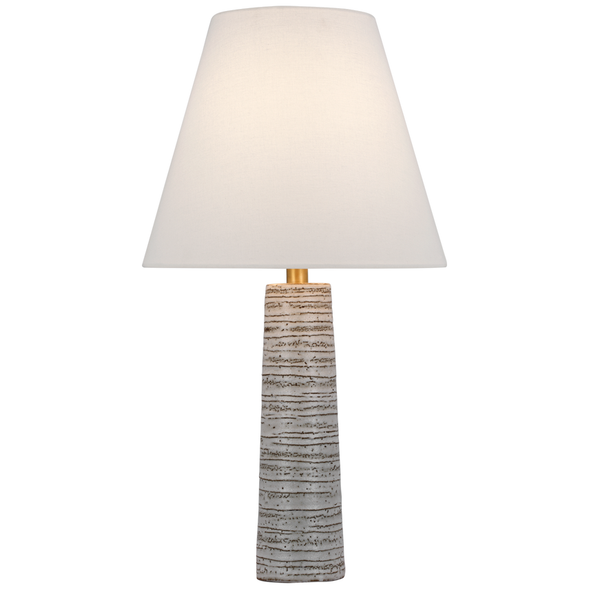Geya Medium Column Table Lamp-Visual Comfort-VISUAL-S 3630MWD-L-Table Lamps-1-France and Son