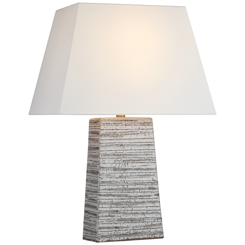 Geya Medium Rectangle Table Lamp-Visual Comfort-VISUAL-S 3631MWD-L-Table Lamps-1-France and Son