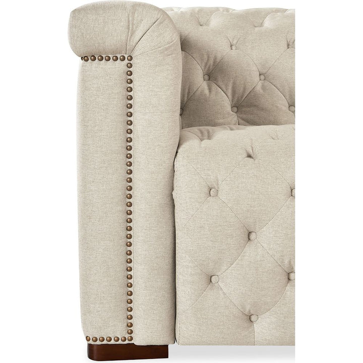 Savion Deux 5 Seat Sectional with Four Power Recliners and Six Power Headrests - Beige