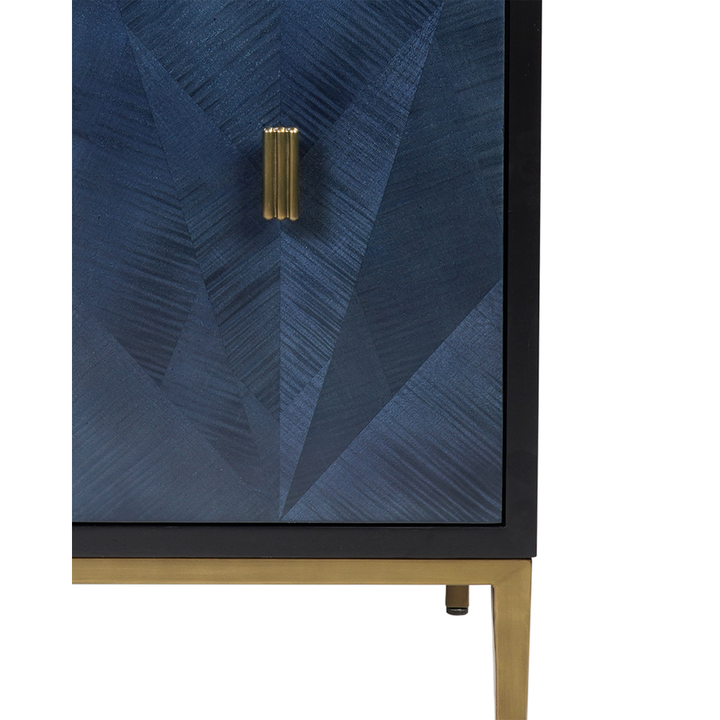 Vanities Kallista 30" Blue Vanity with Rectangular Undermount Sink