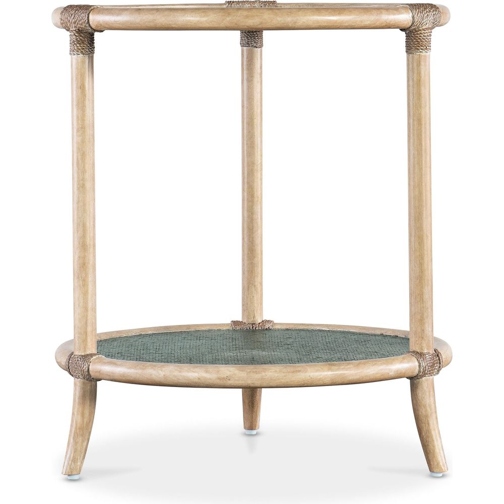 Side Tables Retreat Raffia End Table - Blues