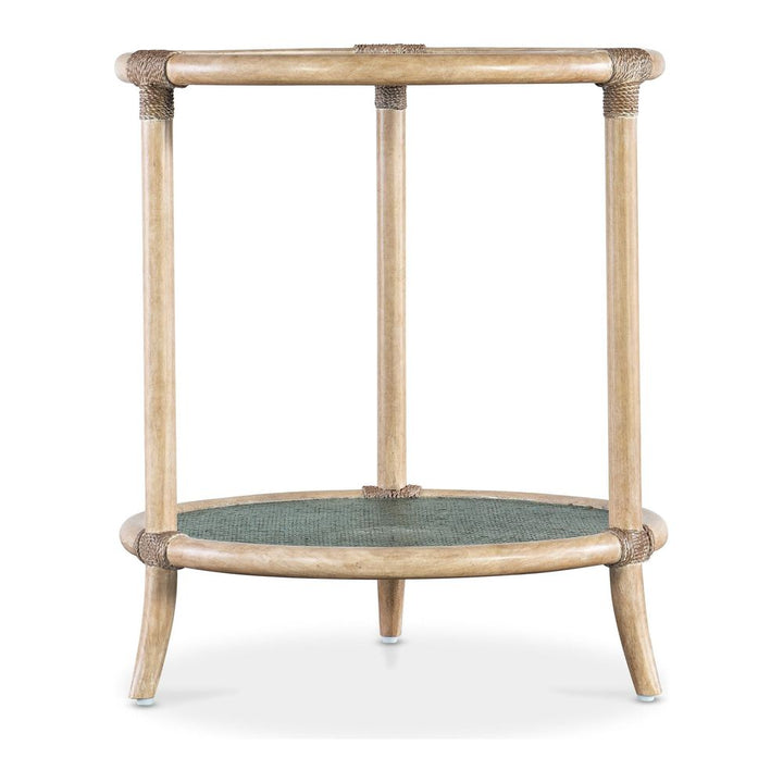 Side Tables Solace Raffia End Table - Blues