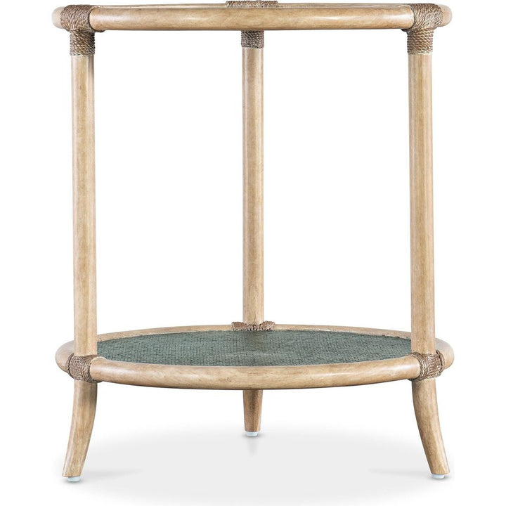 Side Tables Retreat Raffia End Table - Blues