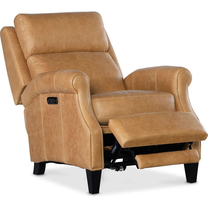 Lounge Chairs: Recliners Hurley Power Recliner with Power Headrest - Brown