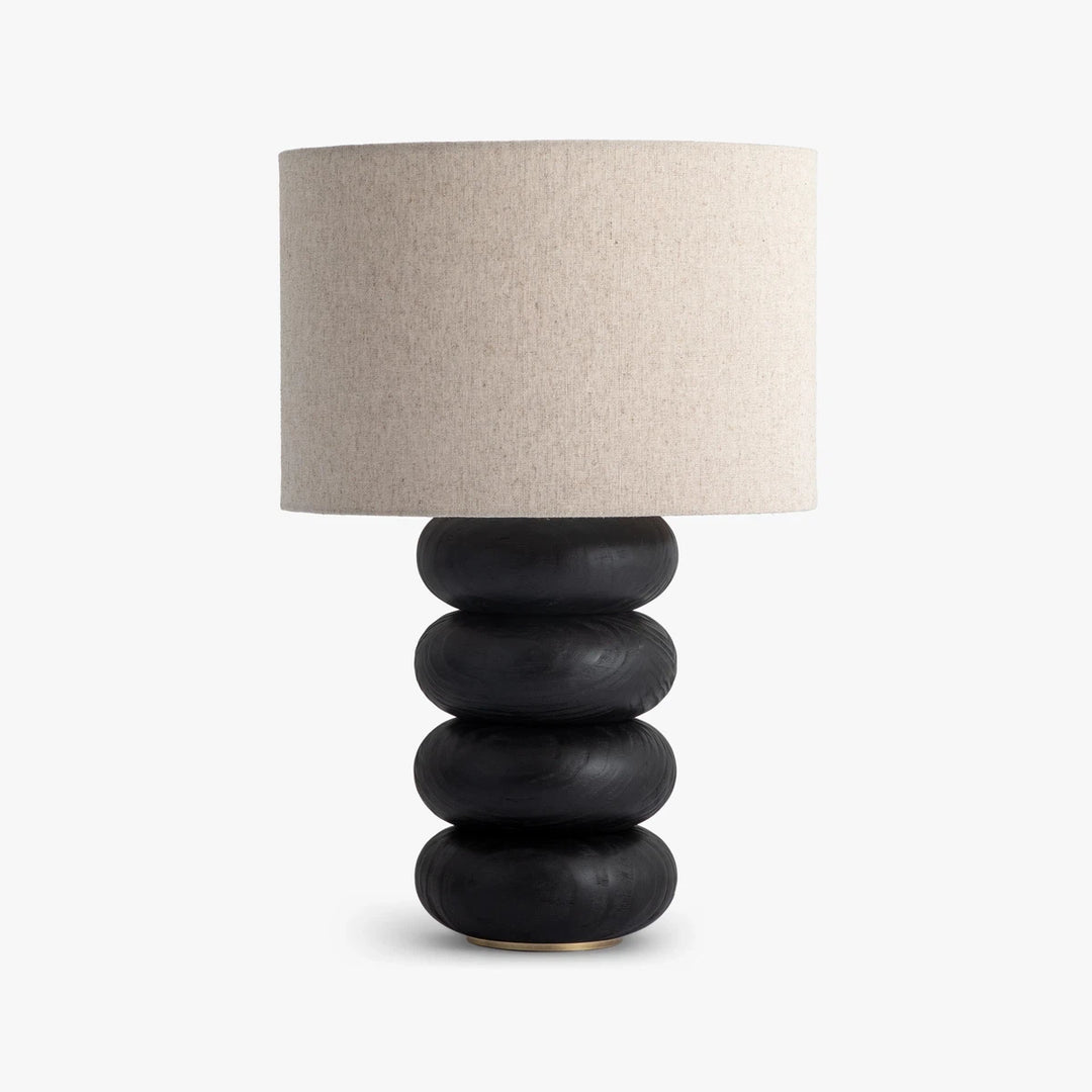 Sandia Lamp - Pine (Black Finish)