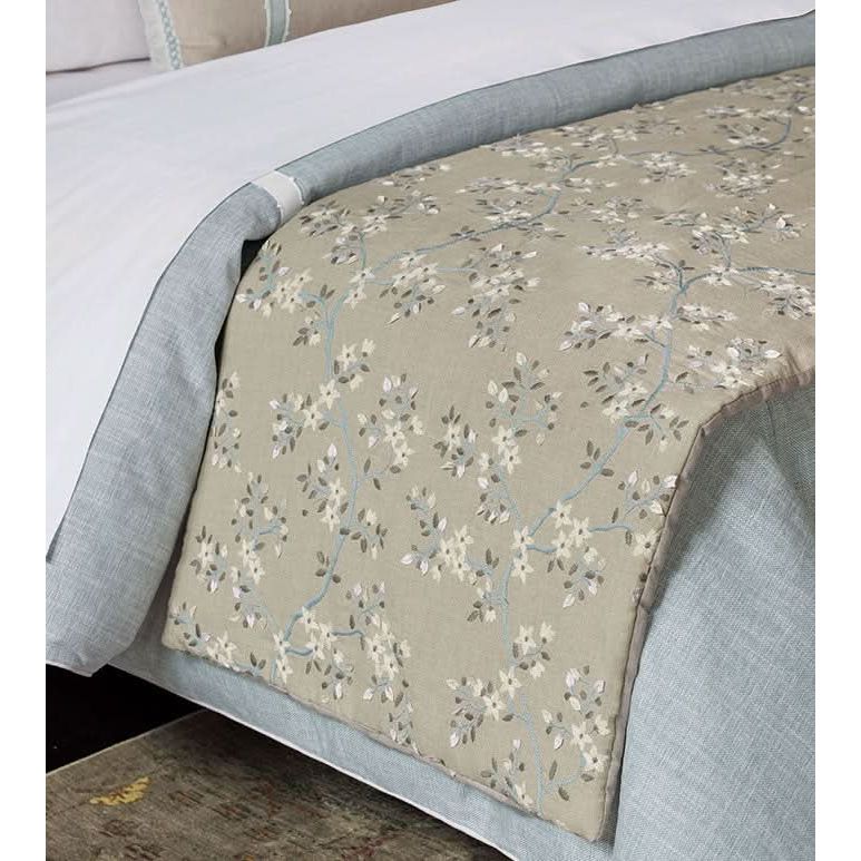 Bedding: Bed Scarves Oasis Emdroided Bed Scarf