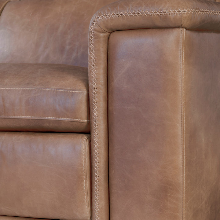 Lioni Leather 3-Piece Power Motion Sectional Recliner
