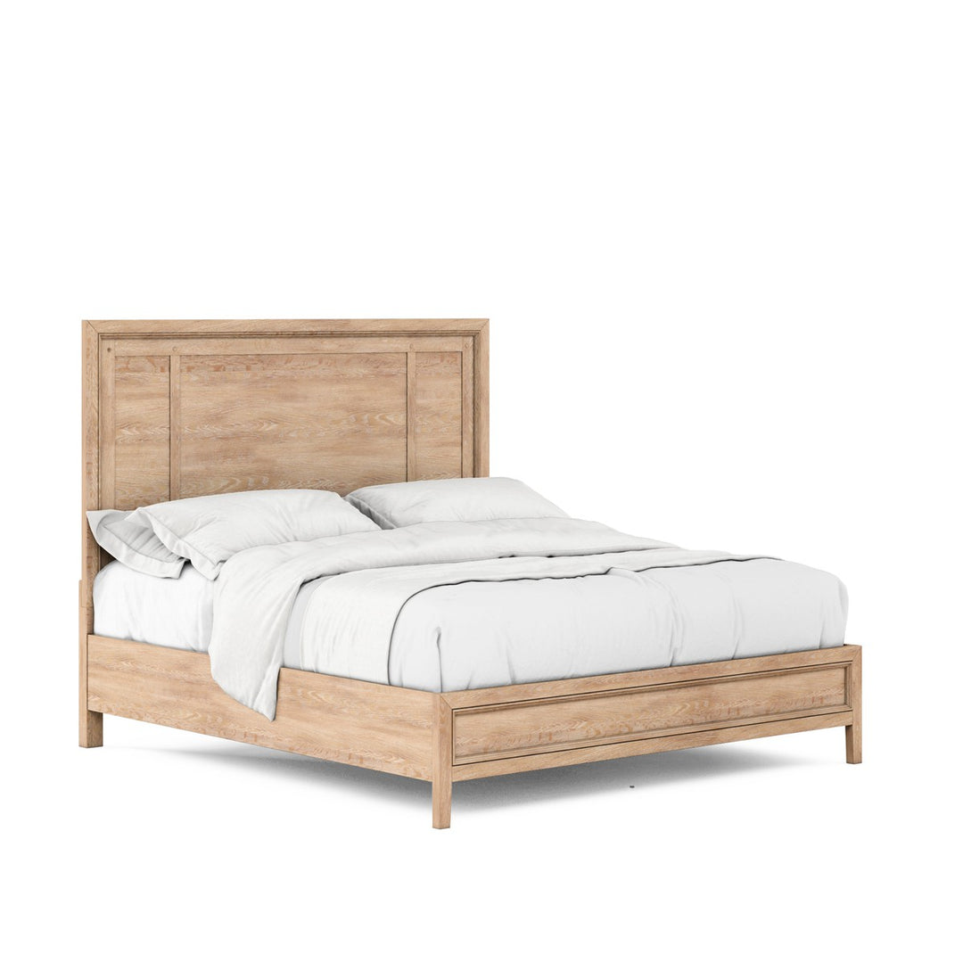 Post Queen Panel  Bed - Brown