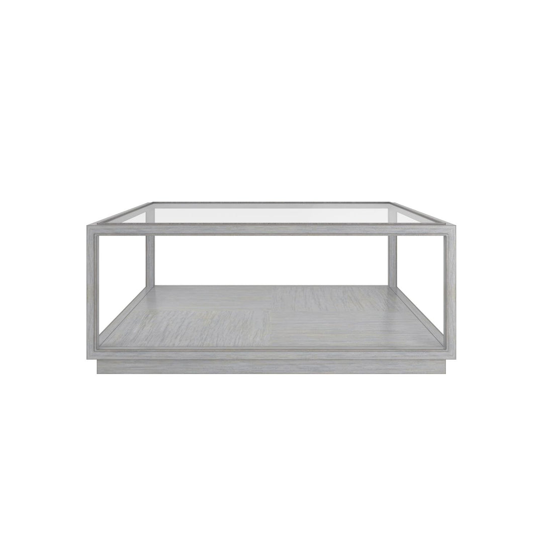 Glaze Square Cocktail Table Vintage Blue
