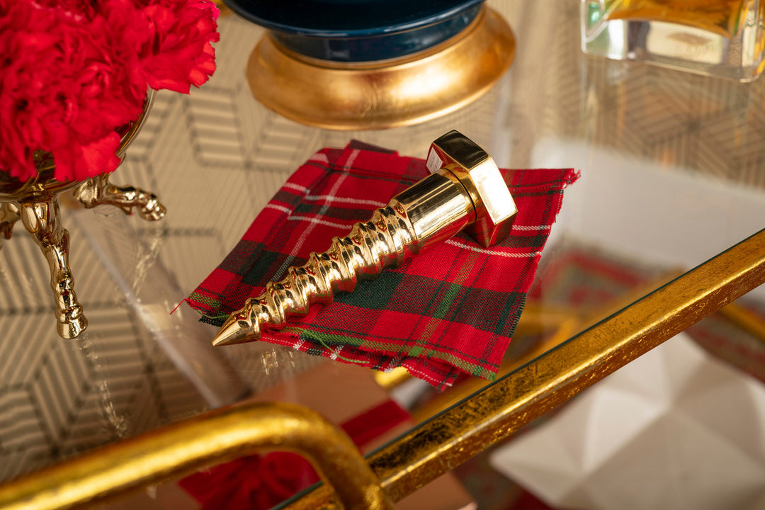 Screw Statue, Brass