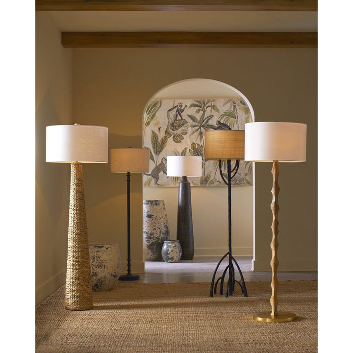 Brigadier Black Floor Lamp