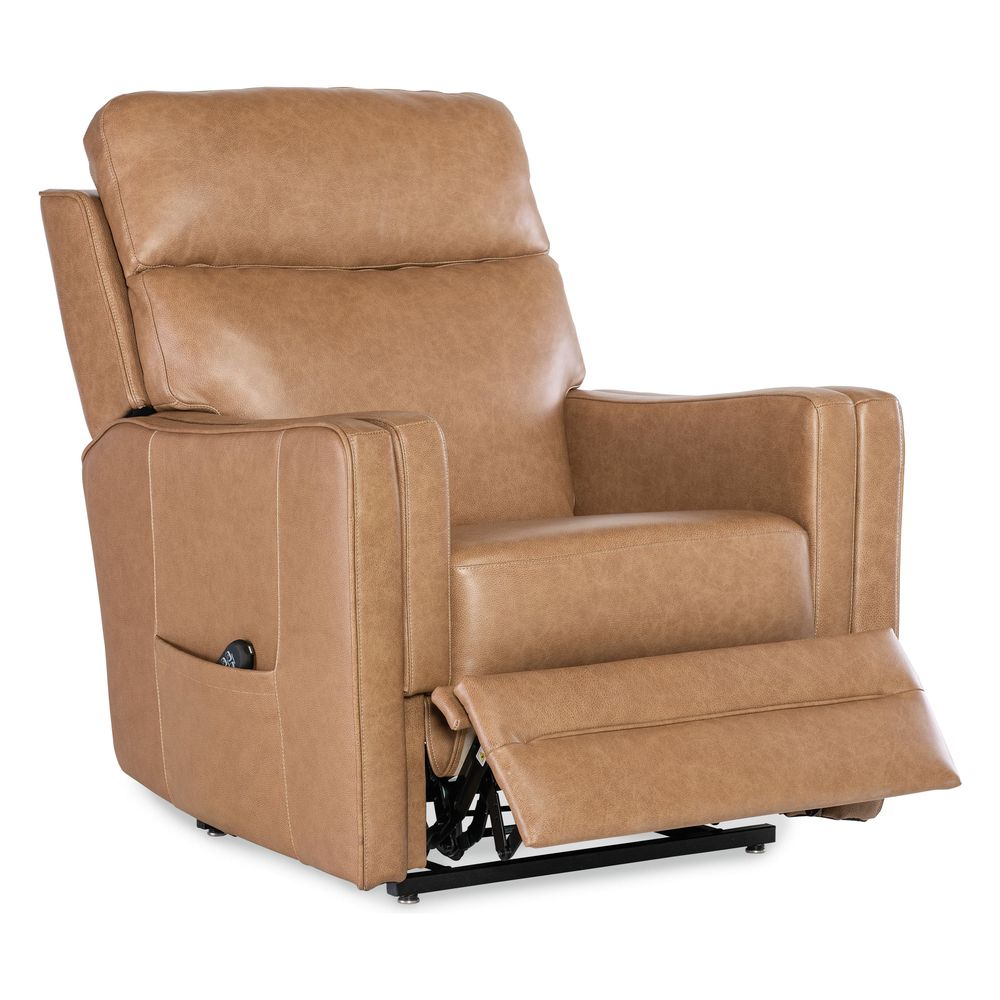 Lounge Chairs: Recliners Marco Power Recliner with Power Headrest, Lumbar & Lift - Brown