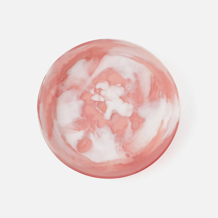 Hugo Pink Swirled Serving Bowl Resin Large