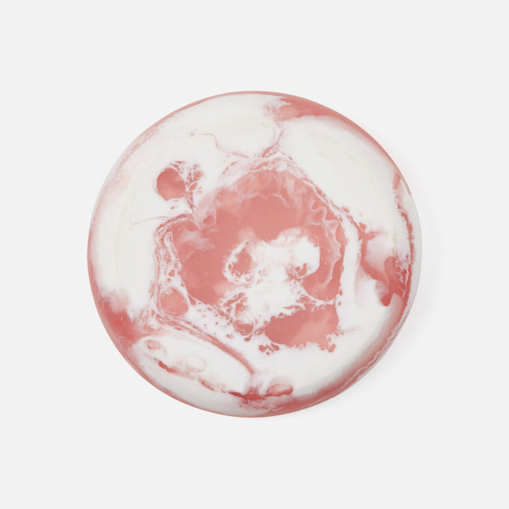 Hugo Pink Swirled Serving Bowl Resin Large