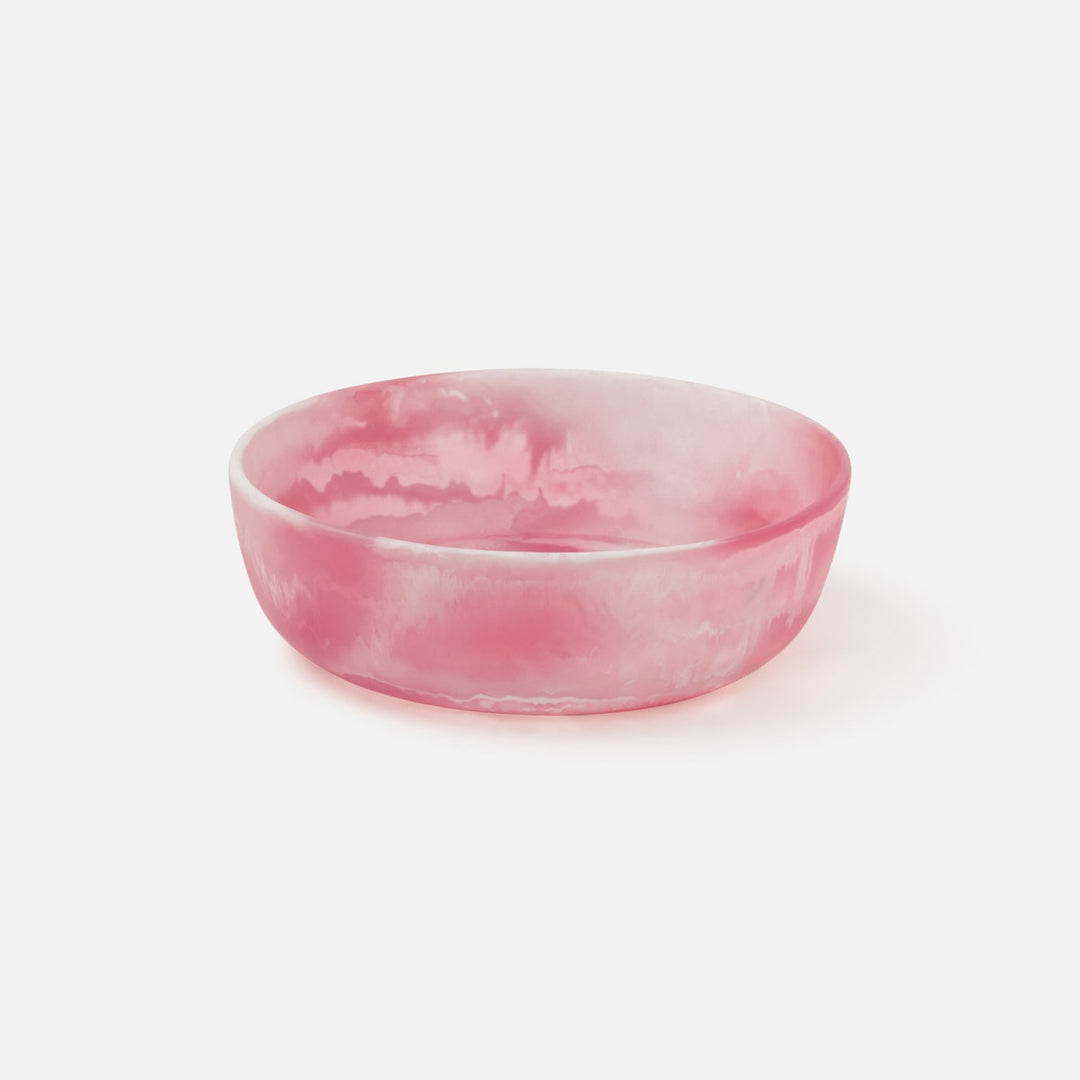Hugo Pink Swirled Serving Bowl Resin Small Pack/2