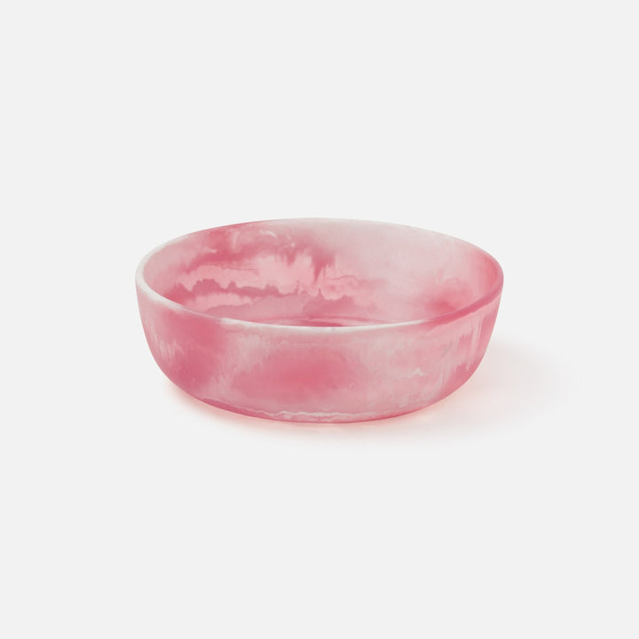 Hugo Pink Swirled Serving Bowl Resin Small Pack/2