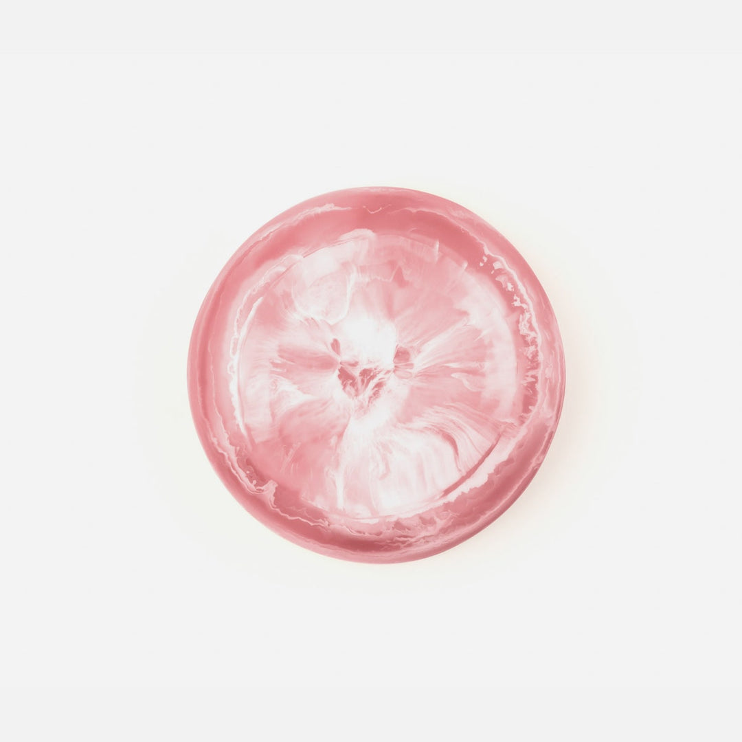 Hugo Pink Swirled Serving Bowl Resin Small Pack/2