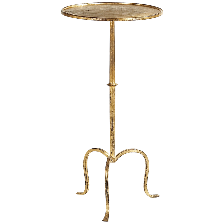 Hand-Forged Martina Table-Visual Comfort-VISUAL-SF 210GI-Side TablesGilded Iron-2-France and Son