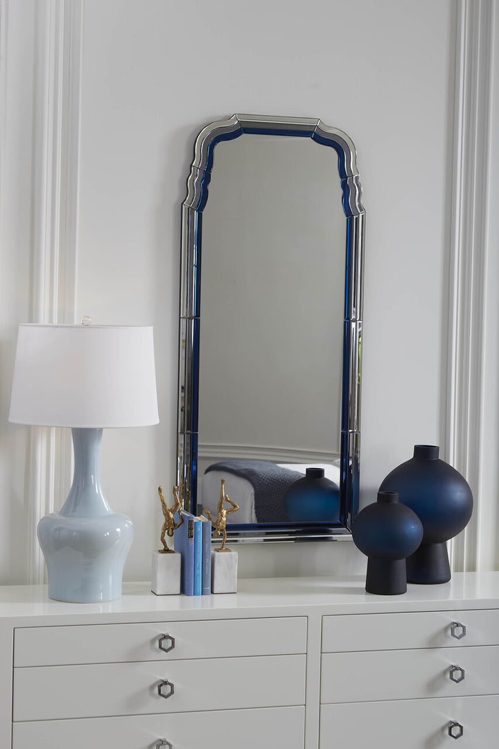 Sharri Large Vase, Prussian Blue