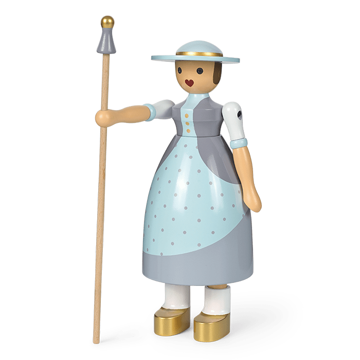 Kay Bojesen Shepherdess, Light Blue, H: 7.9"