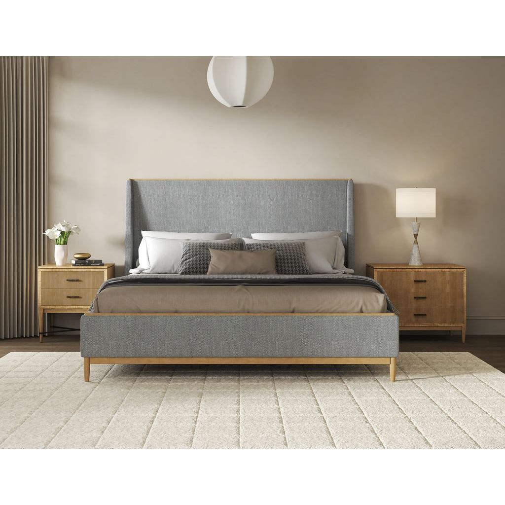 Loft Reeded Nightstand — Natural Maple