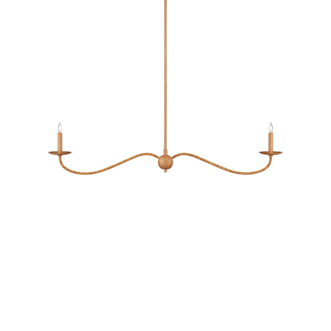 Saxon Linear Tan  Chandelier