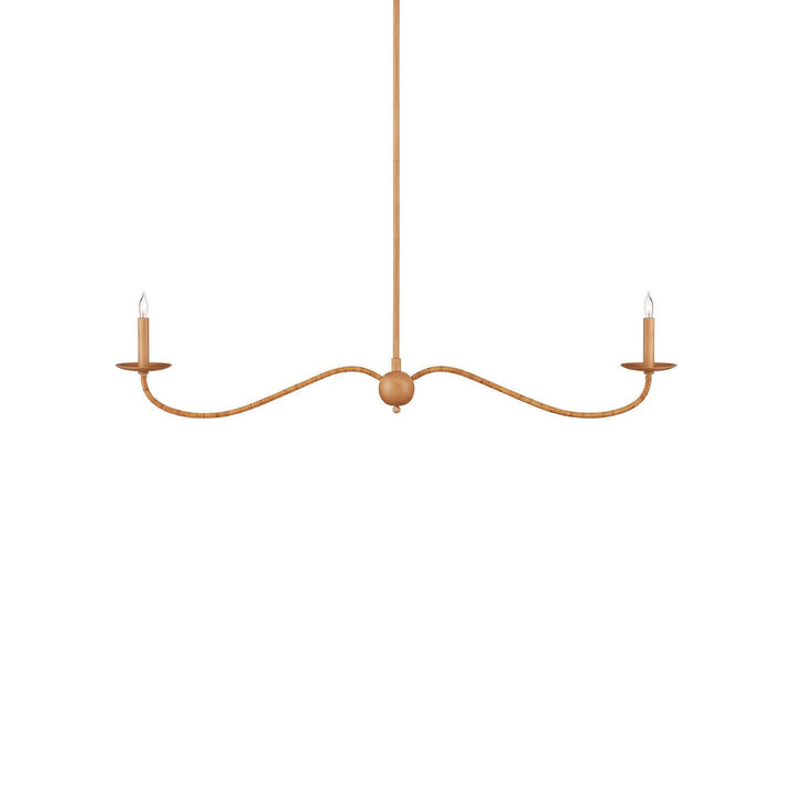 Saxon Linear Tan  Chandelier