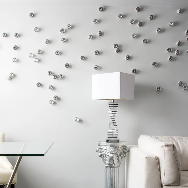 Wall Play Seed - Silver Foil - Set of 10