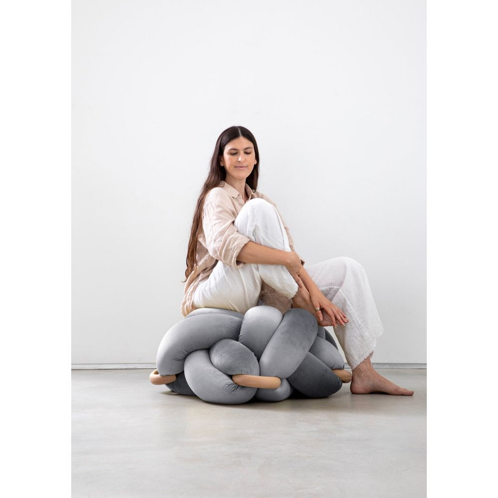 Stools & Ottomans Sterling Silver Knot Ottoman