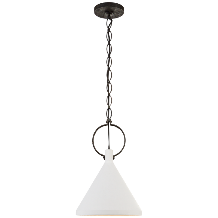 Liam Medium Pendant-Visual Comfort-VISUAL-SK 5362NR-PW-PendantsPlaster White-2-France and Son