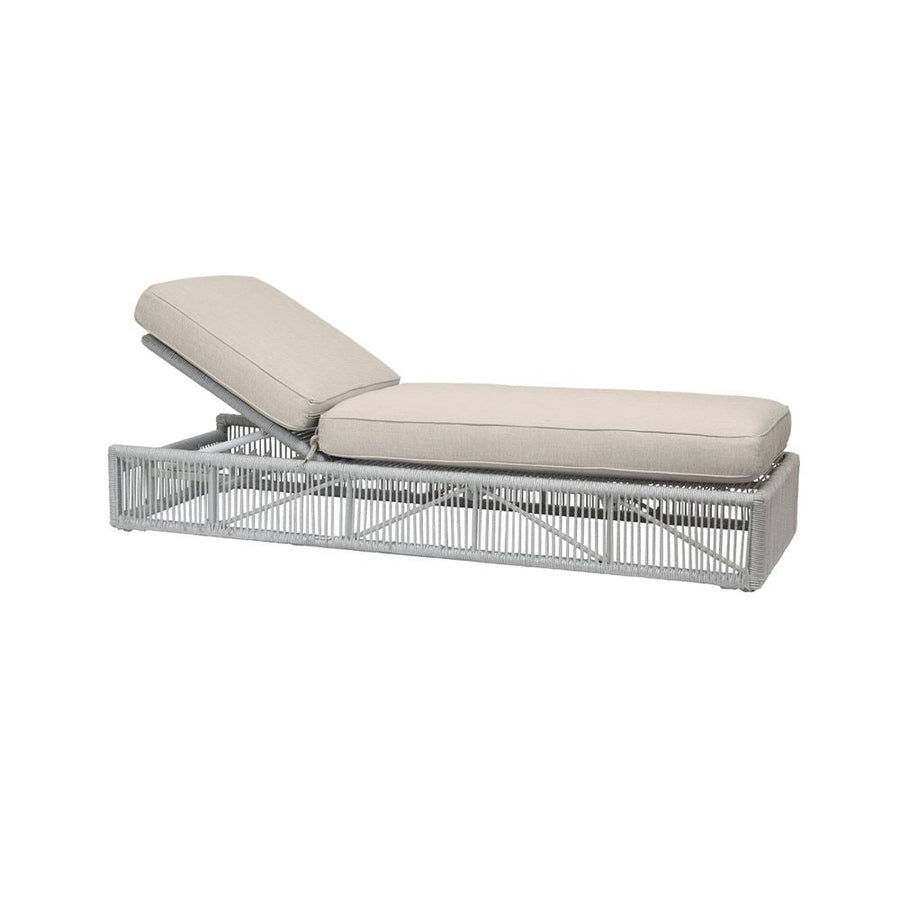 Outdoor Chaises Miami Adjustable Chaise in Echo Ash w/ Self Welt