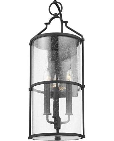 Burbank Wall Sconce-Troy Lighting-TROY-B1313-TBK-1-Outdoor Wall SconcesTextured Black-3 Light-3-France and Son