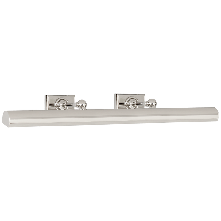30" Cabion Maker's Picture Light-Visual Comfort-VISUAL-SL 2707PN-Wall LightingPolished Nickel-4-France and Son
