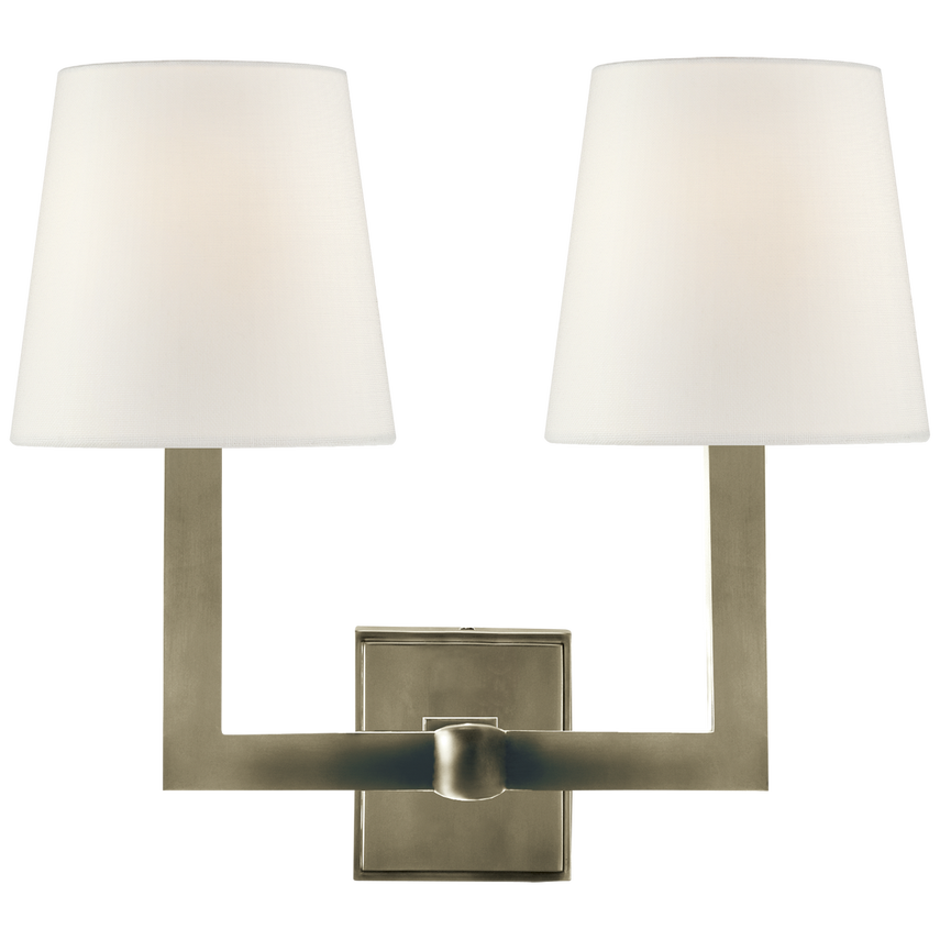 Sianna Tube Double Sconce