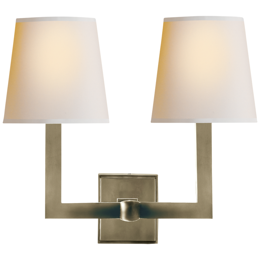 Sianna Tube Double Sconce