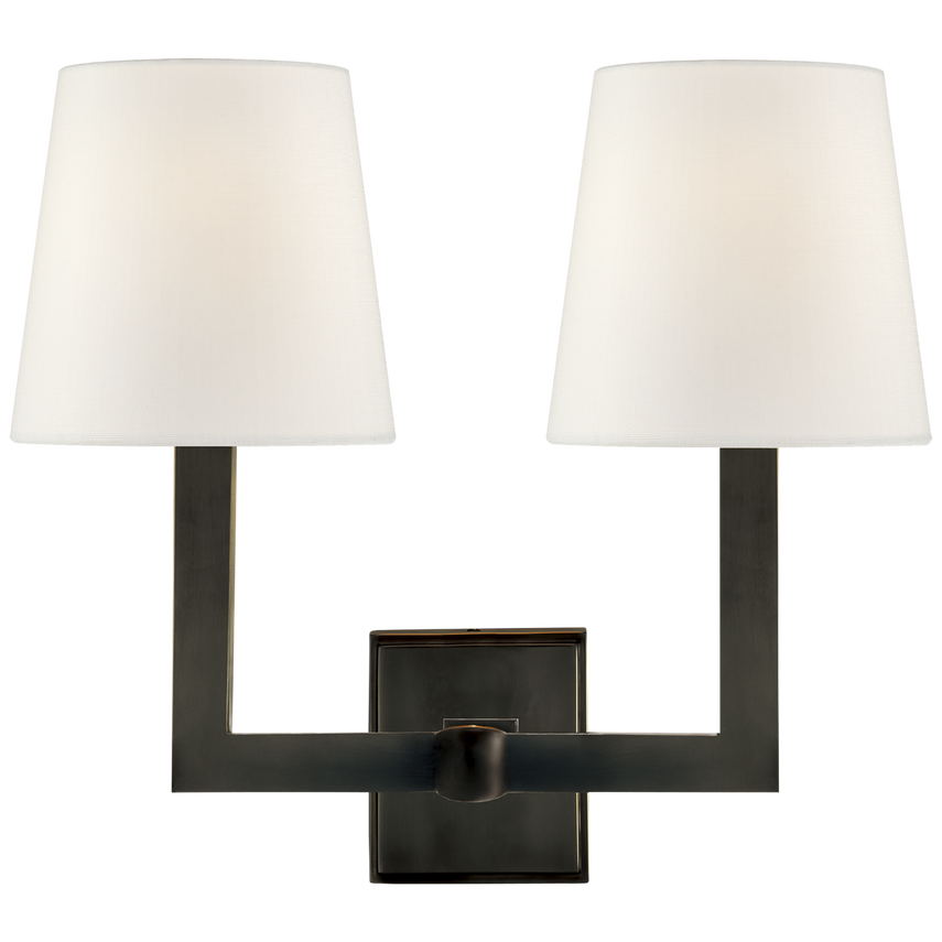 Sianna Tube Double Sconce