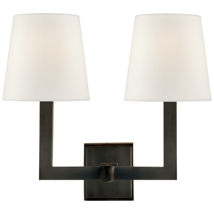 Sianna Tube Double Sconce