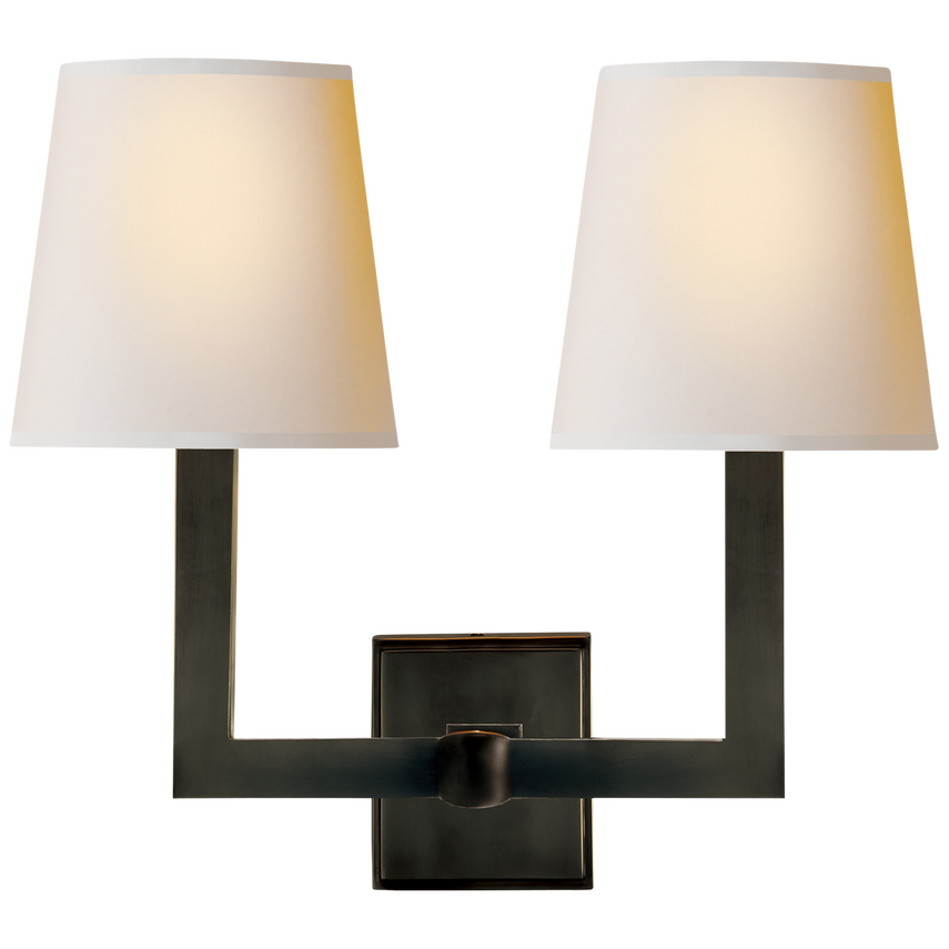 Sianna Tube Double Sconce