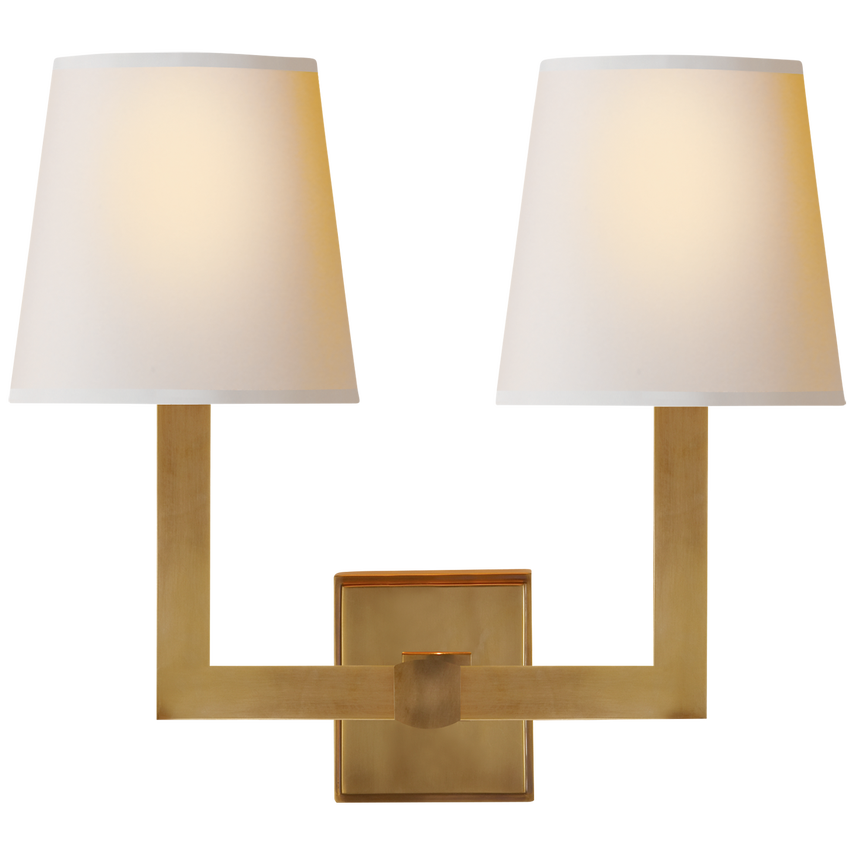 Sianna Tube Double Sconce