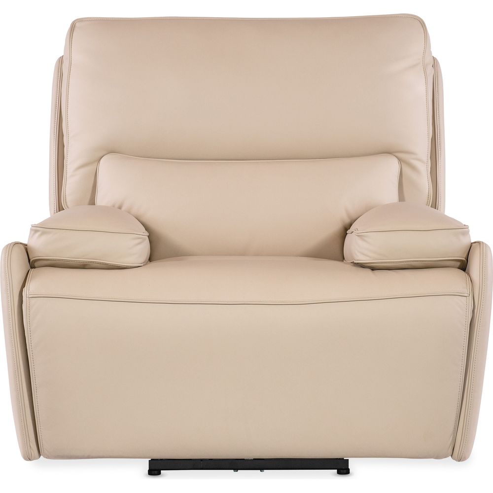 Lounge Chairs: Recliners Kramer Zero Gravity Power Recliner with Power Headrest - Beige