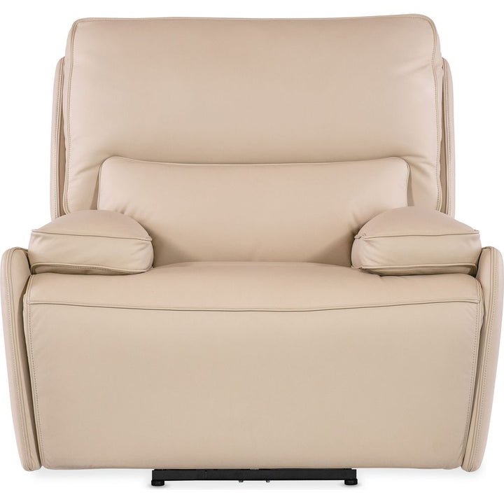 Lounge Chairs: Recliners Kramer Zero Gravity Power Recliner with Power Headrest - Beige