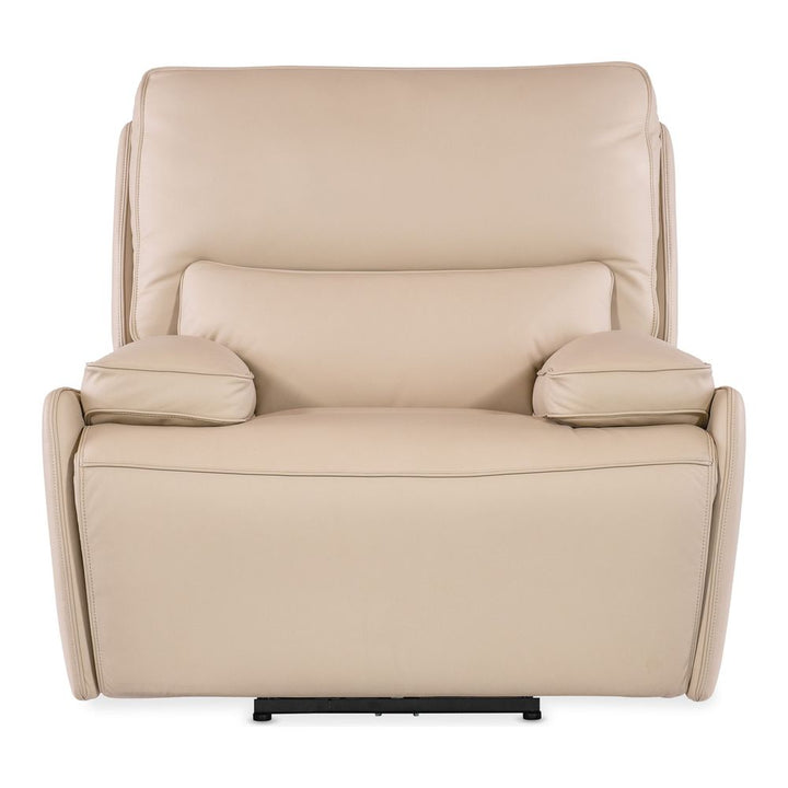 Lounge Chairs: Recliners Elliot Zero Gravity Power Recliner with Power Headrest - Beige
