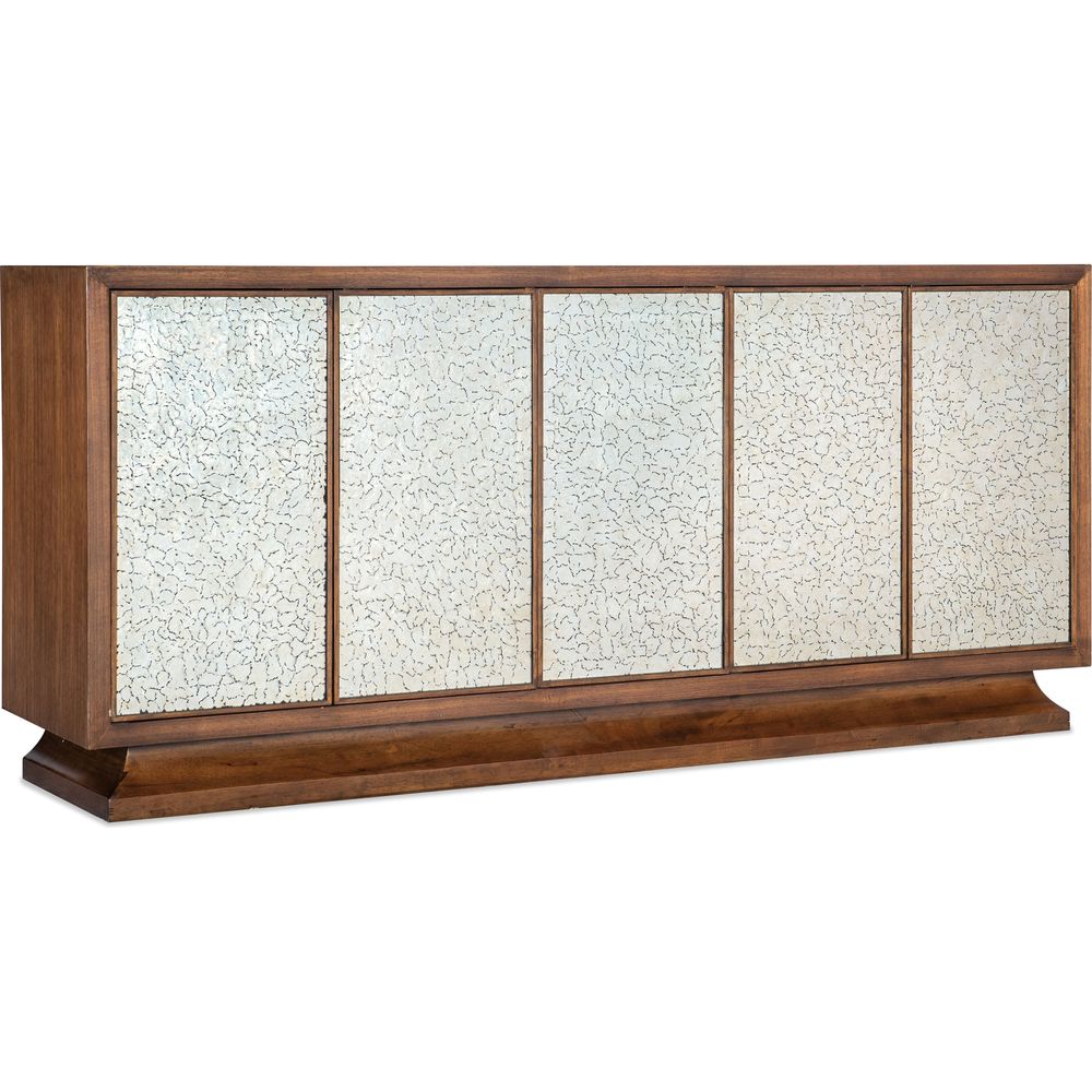 Sideboards & Credenzas Melange Lloyds Leopard Entertainment Credenza - Medium Wood