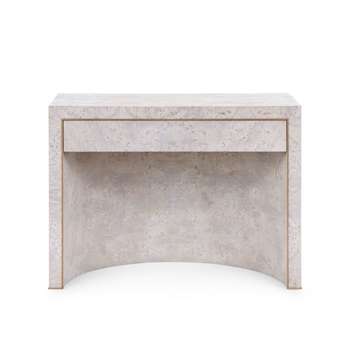 Sloane 1-Drawer Side Table, Light Gray Burl